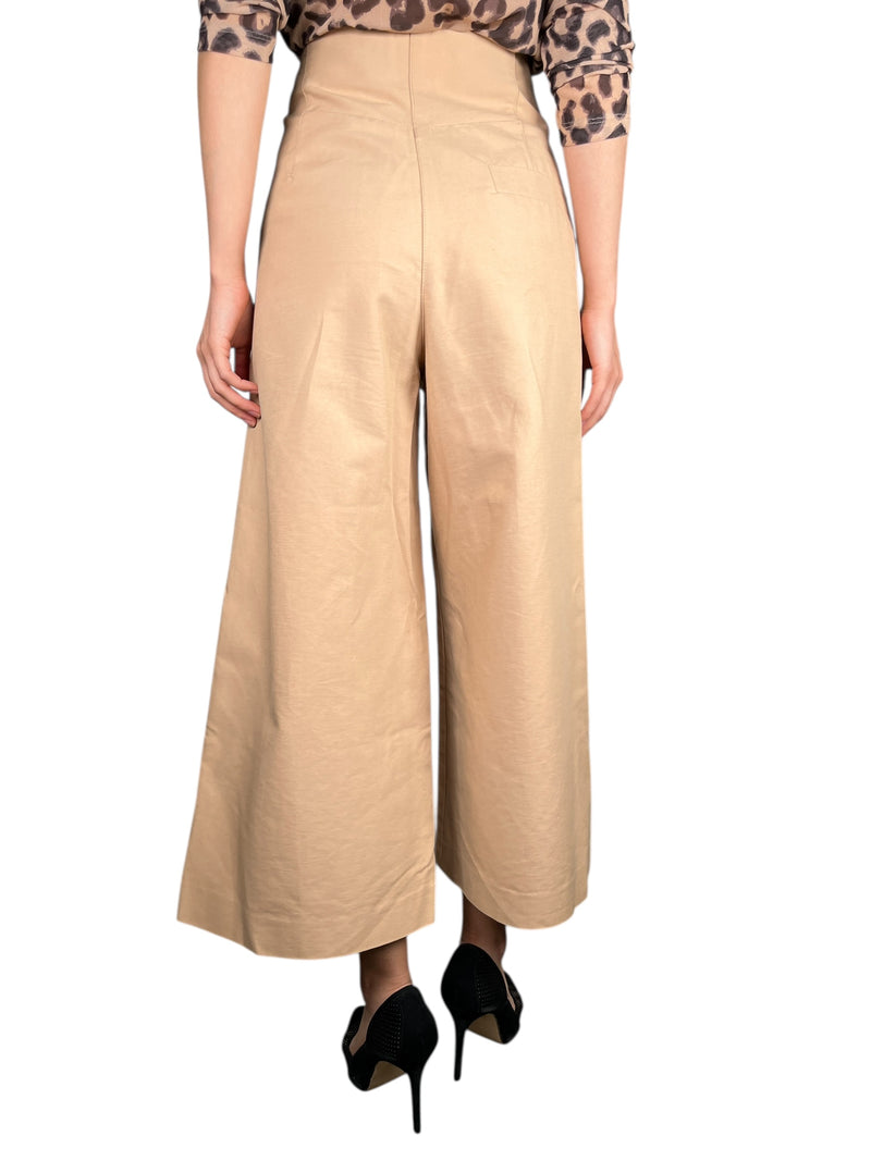 Pantalón Tela Beige
