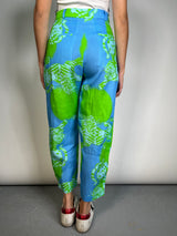 Pantalón Azul Lino