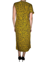 Vestido Amarillo Estampado