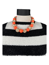 Collar Esferas Orange