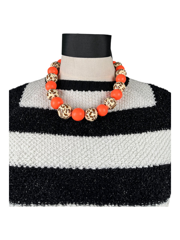 Collar Esferas Orange