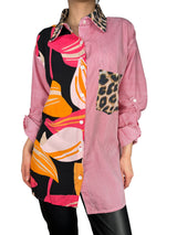 Blusa Rayas Tajos
