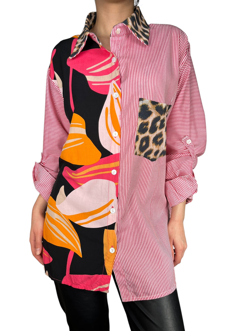Blusa Rayas Tajos
