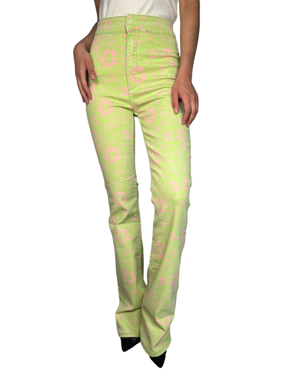 Pantalón Elasticado Flores