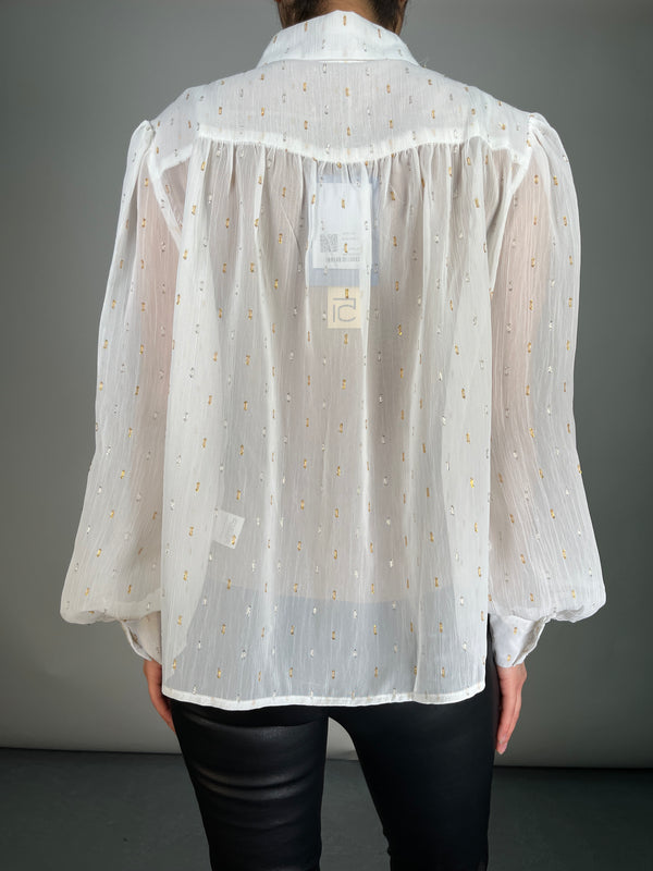 Blusa Rush Lurex Gold