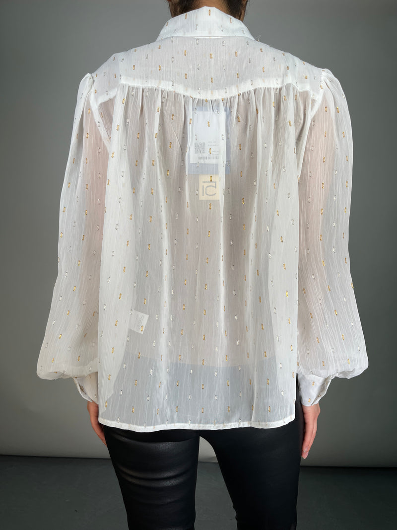 Blusa Rush Lurex Gold