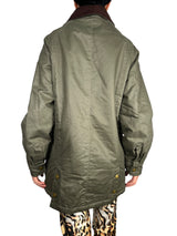 Chaqueta Cuello Cotelé Café