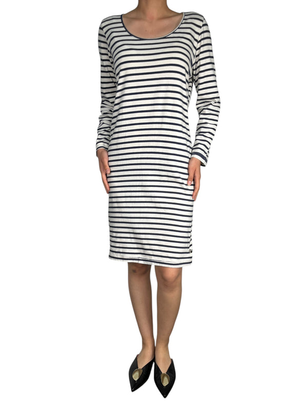 Vestido Manga Larga Rayas