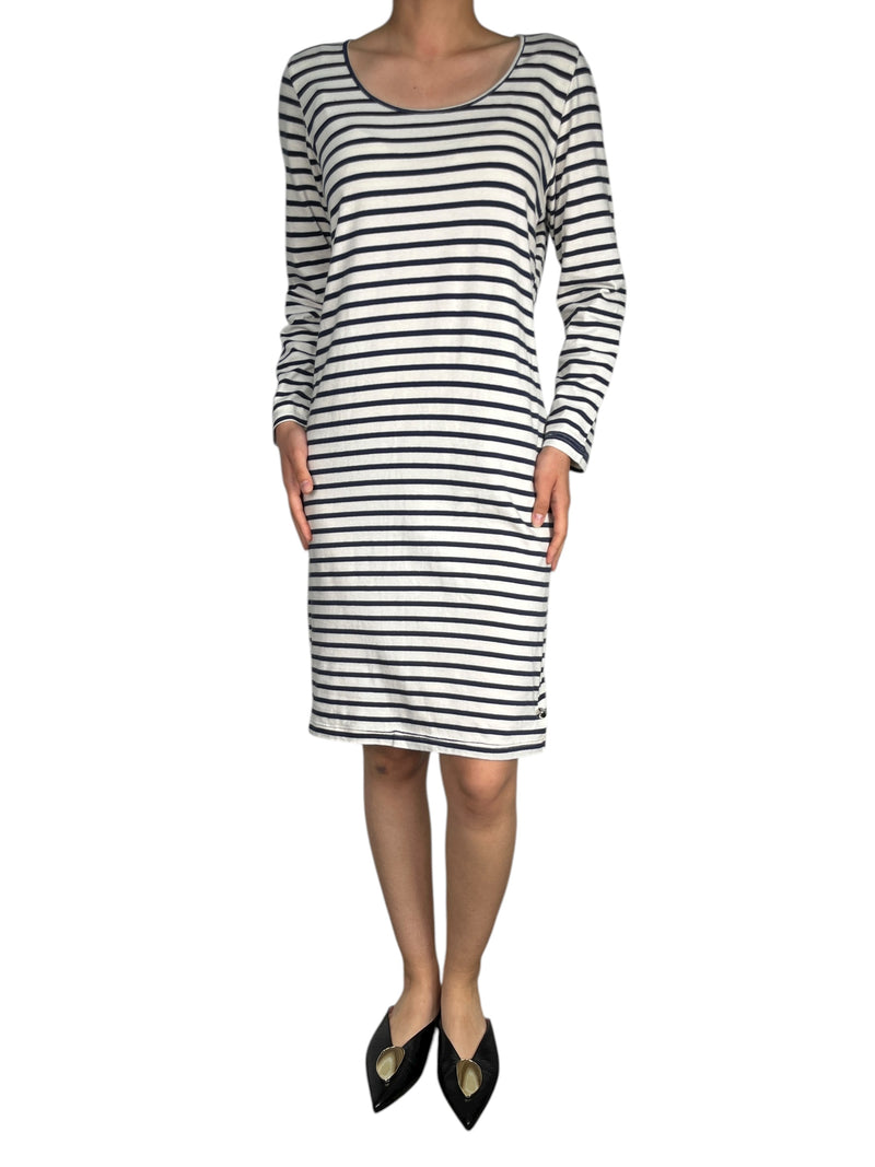 Vestido Manga Larga Rayas