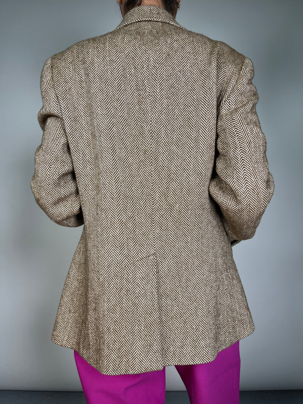 Blazer Lana Y Seda