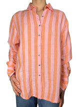 Blusa Rayas Lino