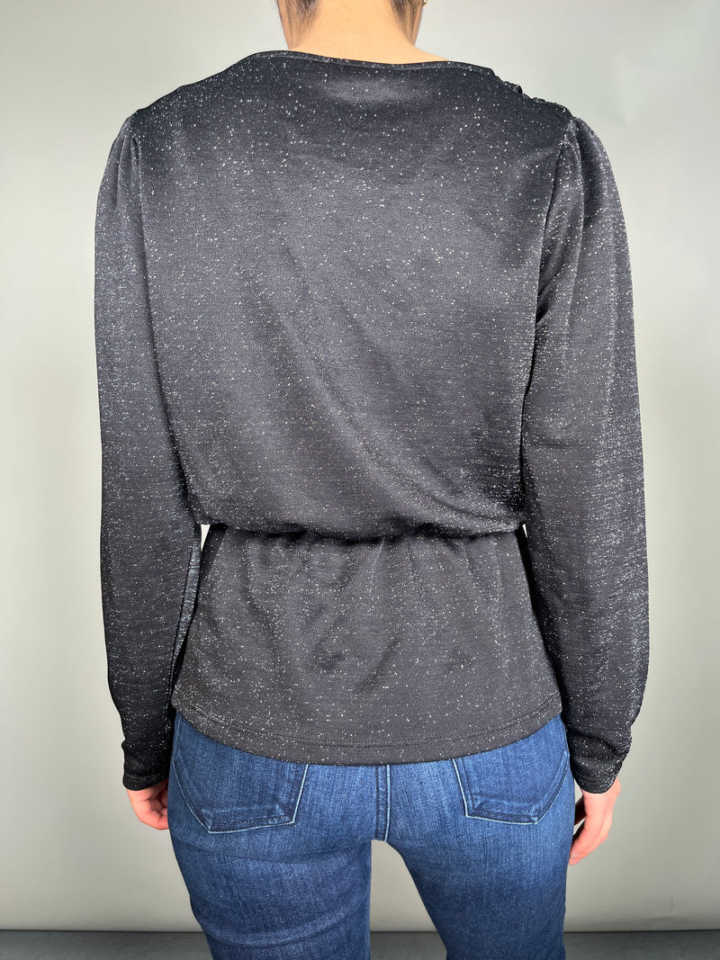 Blusa Fibras Metalizadas
