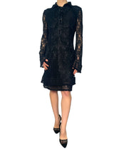 Vestido Encaje y Cordones