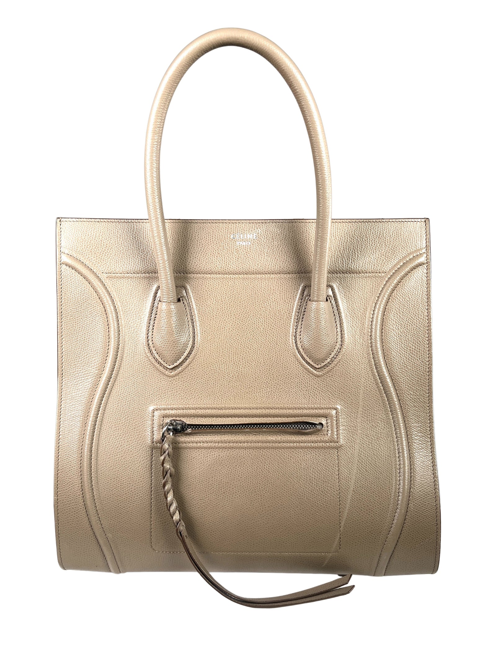 Bolso Medium Luggage Phantom Grained Calf CELINE – Market People