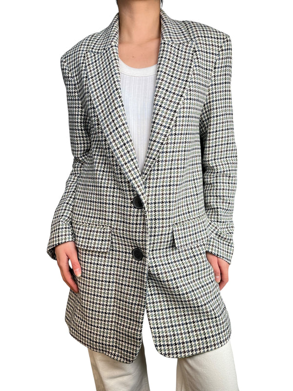 Blazer Pied De Poule