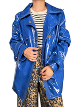 Chaqueta Charol Azul