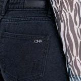 Jeans Wideleg Black