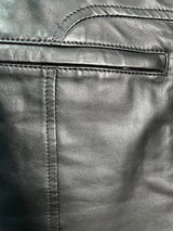 Pantalón Recto Cuero