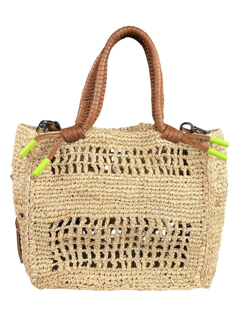Cartera Shopper Rafia Natural