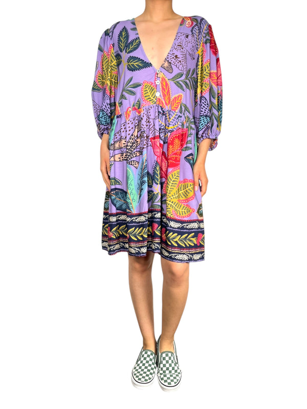 Vestido Estampado Viscosa