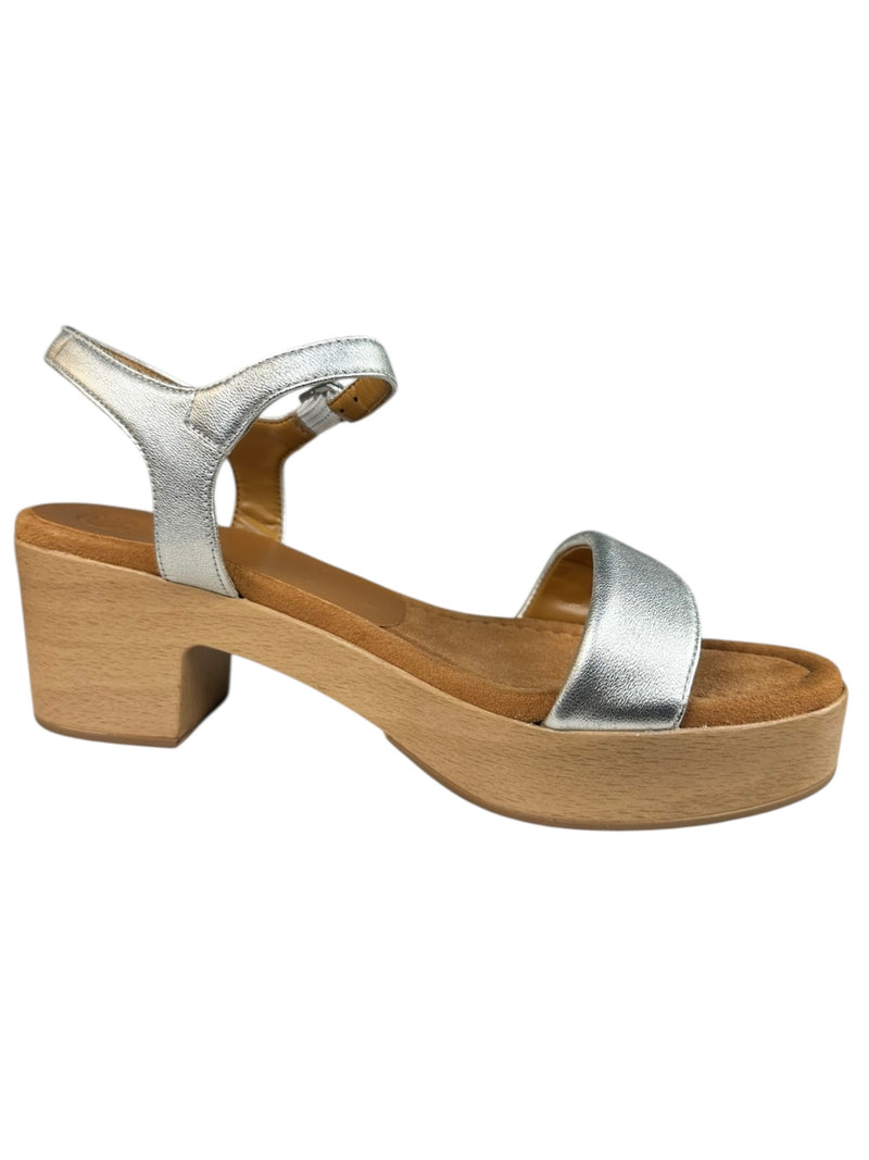 Sandalias Plateadas