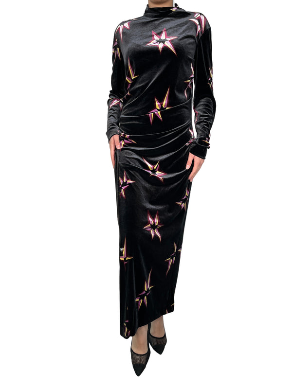 Vestido Velvet Estampado