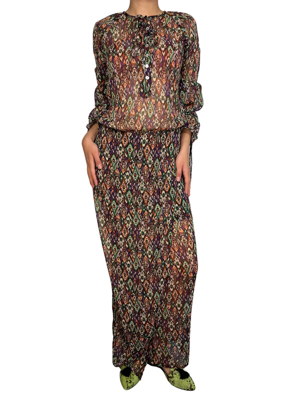 Vestido  Fibras Metalizadas