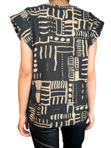 Polera Rib Hombreras