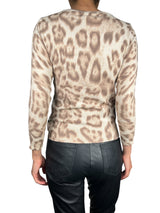 Cardigan Animal Print Brillos