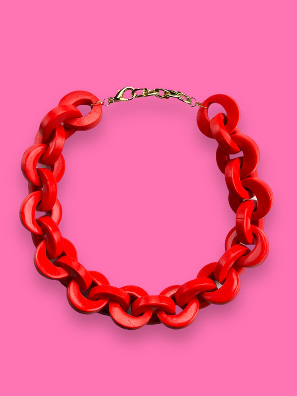 Collar Cadenas Sandia
