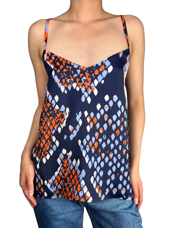 Blusa Sin Mangas Estampada