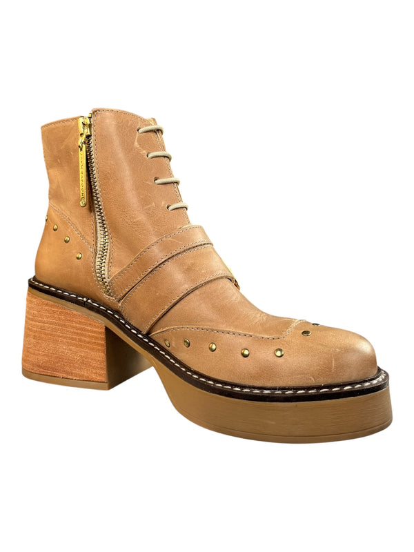 Botines Beige