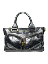 Bolso Tote Pocket Mediano de Piel