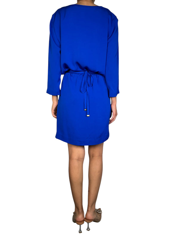 Vestido Seda Azul
