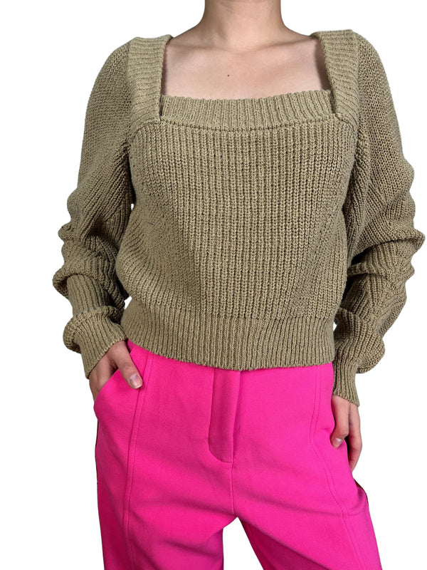 Sweater Cuello Cuadrado