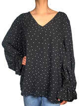 Blusa Manga Abullonada