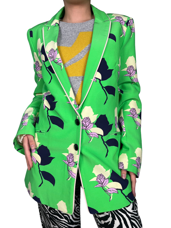 Blazer Seda Verde