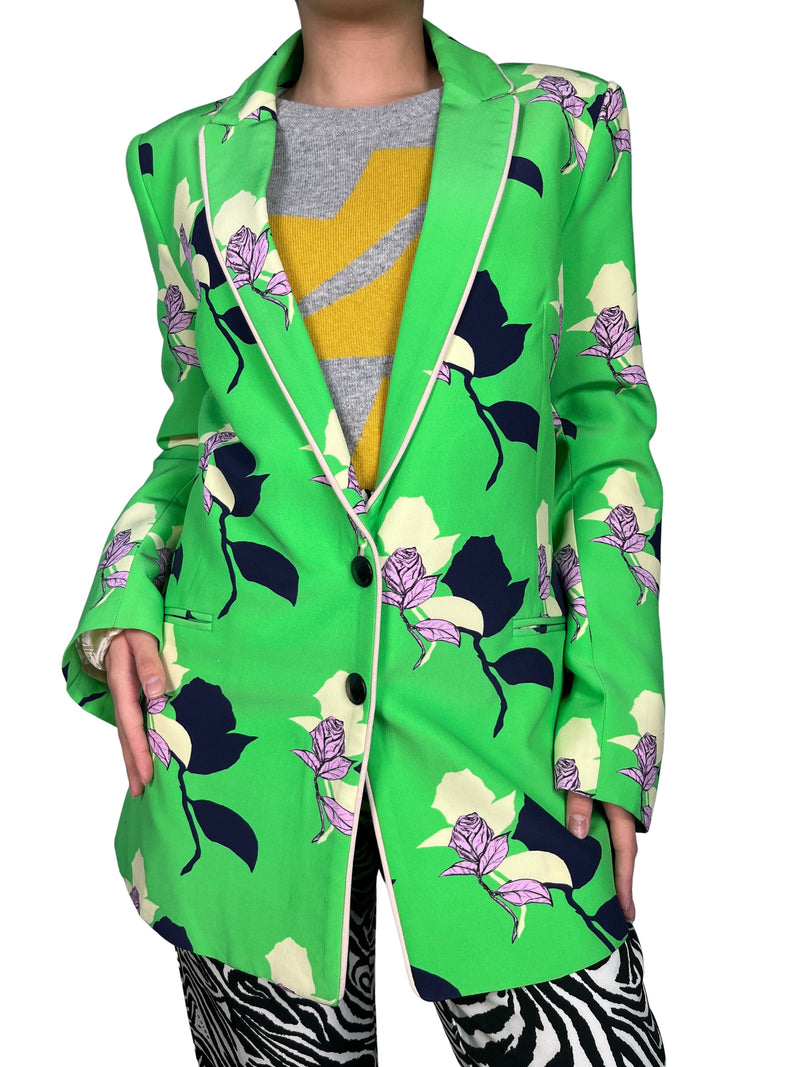 Blazer Seda Verde