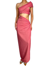 Vestido Aury Fibras Metalizadas