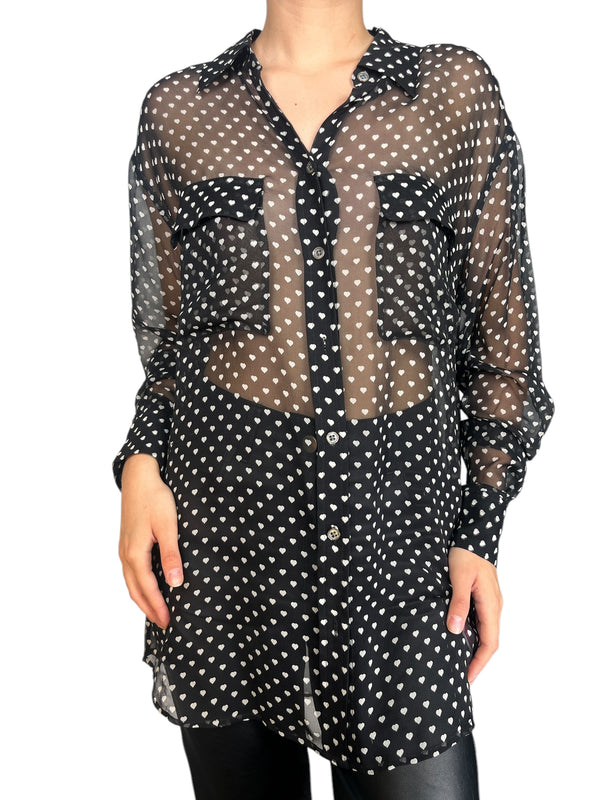 Camisa 100% seda