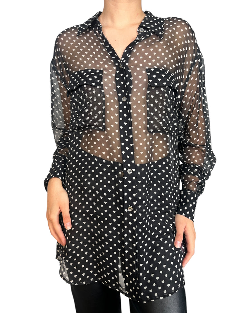 Camisa 100% seda