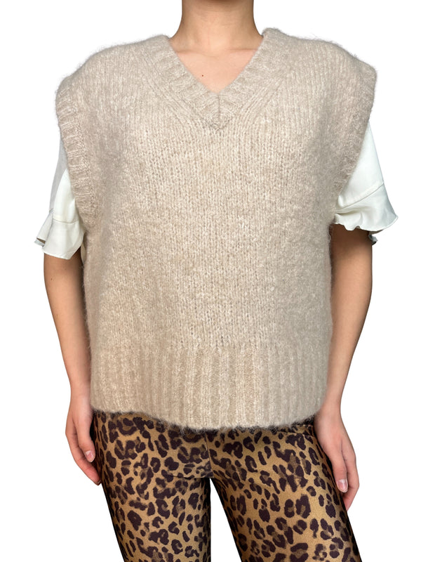 Sweater Alpaca Sin Mangas