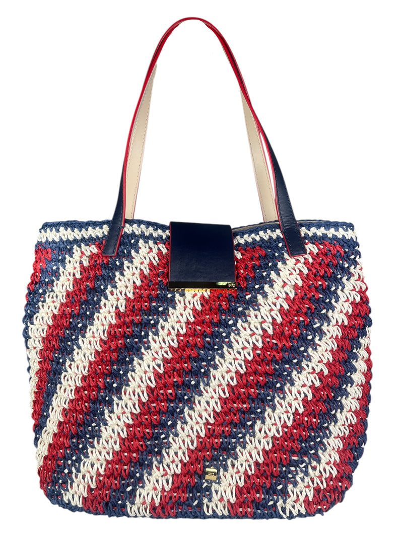 Cartera Tejida Papel