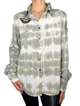 Camisa Bolsillos Batik