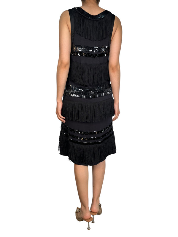 Vestido Flecos
