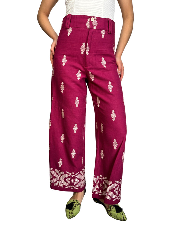 Pantalón Viscosa Y Lino
