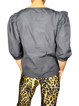 Blusa Mangas Aglobadas
