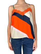 Top Stripes Encaje