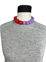 Collar Esferas Bicolor