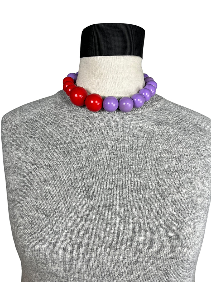Collar Esferas Bicolor